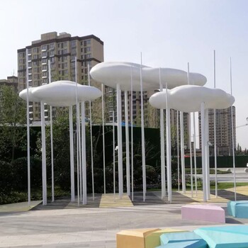 抽象石雕云朵雕塑廠家