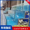 惠東平海玻璃海鮮缸循環水布置圖貝殼類玻璃池安裝