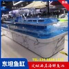 惠城三棟玻璃海鮮缸循環水布置圖三層海鮮玻璃魚池