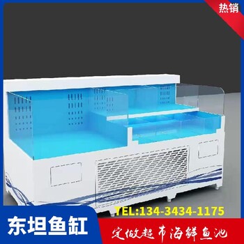 博羅羅陽玻璃海鮮缸循環(huán)水布置圖大排檔海鮮魚池