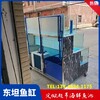 惠東平山玻璃海鮮缸循環水布置圖制冷魚池機安裝維修