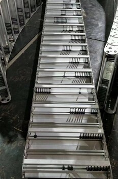 机床钢铝拖链标准镀锌拖链