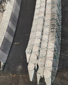机床钢铝拖链标准镀锌拖链