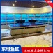 广州两层海鲜鱼缸海鲜池制作
