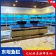 广东汕尾市制造海鲜鱼缸东坦定做图