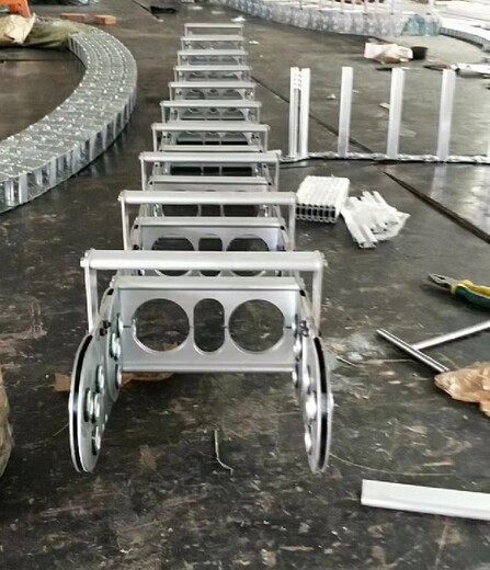 桥式钢铝拖链型号工程拖链