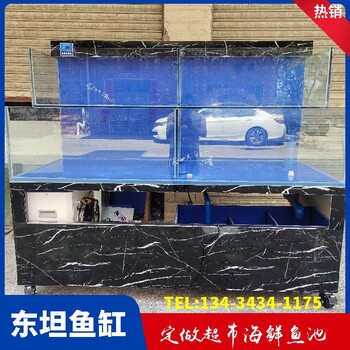 广东海丰县大型海鲜鱼缸东坦设计