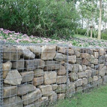 护坡石笼网多少钱生态绿格网