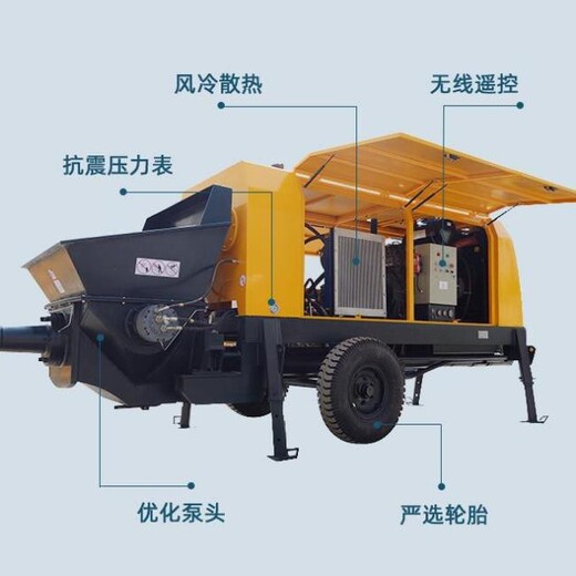 大骨料混凝土輸送泵天馬機械廠混泥土輸送泵