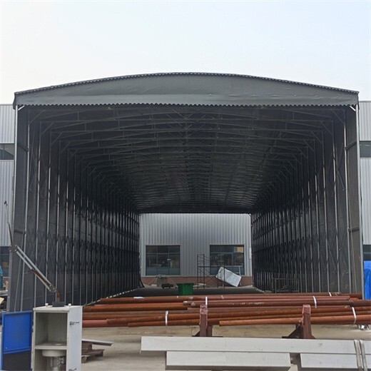 上海仓库电动雨棚免费测量安装电动推拉棚