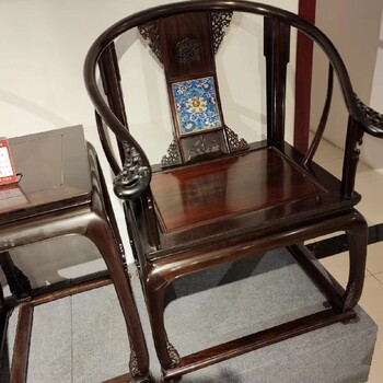 青岛精细大红酸枝椅子售后保障,缅甸花梨桌椅