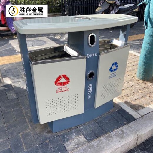 郑州仿古垃圾桶定制景区户外垃圾桶价格四分类户外垃圾桶