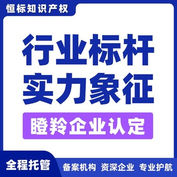 瞪羚企業(yè)優(yōu)惠政策知識(shí)產(chǎn)權(quán)貫標(biāo)企業(yè)定制