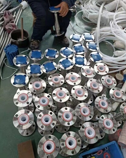 辽宁法兰式金属软管厂家批发通气编织管