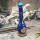 酒廠酒瓶雕塑圖
