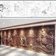 青石仿古浮雕影壁墻圖
