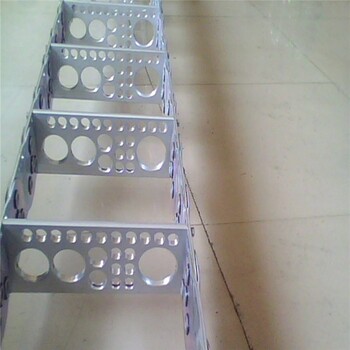 桥式钢铝拖链型号重型电缆拖链定制