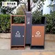 不锈钢垃圾桶厂家电话多功能不锈钢垃圾桶不锈钢双桶果皮箱产品图