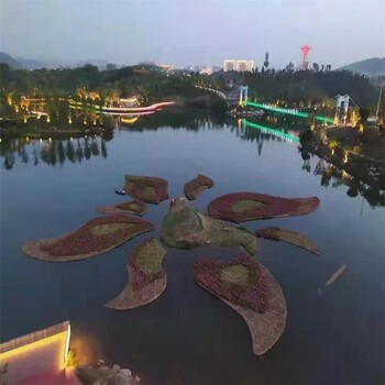 遂寧盆栽種苗復(fù)合纖維生態(tài)浮島可定制造型