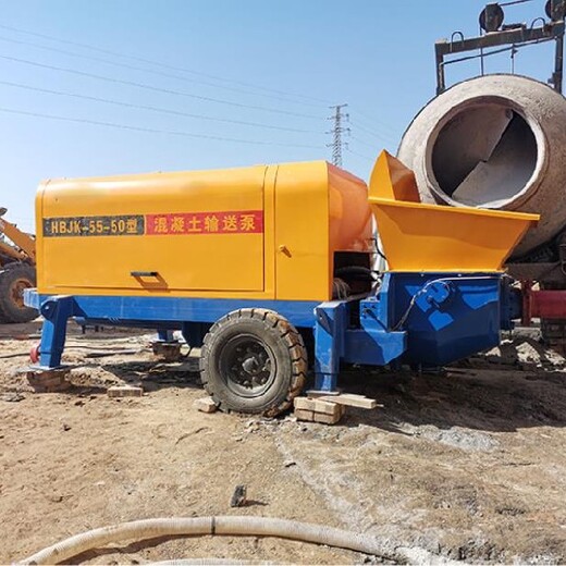 大型混凝土输送泵黑龙江哪里有卖,小型细石砂浆浇筑泵