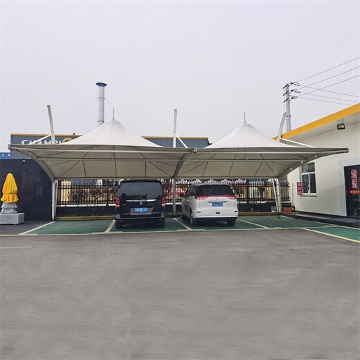 惠州销售膜结构雨棚充电桩停车棚