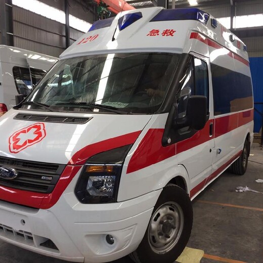 银川救护车,正规ICU急救车出租电话,配备担架床