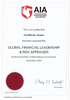 重庆GFLRA培训时间财务领导力与风险评估师培训