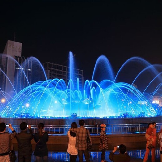四川湖面音乐喷泉施工