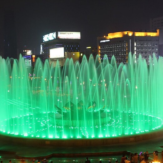 重庆广场旱喷喷泉设计厂家