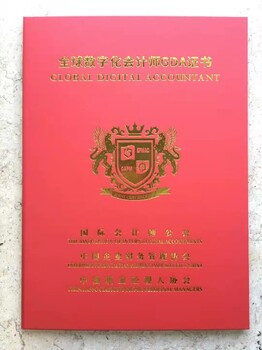 重庆数字化会计师GDA培训价格，数字化会计师培训