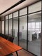 深圳南山辦公室雙層玻璃百葉隔斷圖