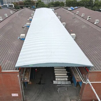 桐城工厂电动雨棚市场报价,通道悬空电动雨棚