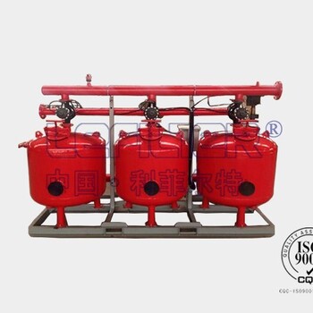 旁濾罐系列淺層砂過濾器鋼廠濁環(huán)水過濾器