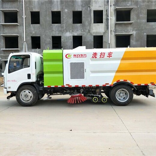 內蒙古東風天錦9水7污洗掃車生產廠家,掃路車