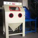 聊城手动打砂机箱式喷砂机自动回砂铸造件去氧化皮除锈翻新