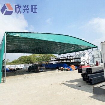 深圳生產(chǎn)倉(cāng)庫雨棚電話,鋼立柱懸空電動(dòng)篷