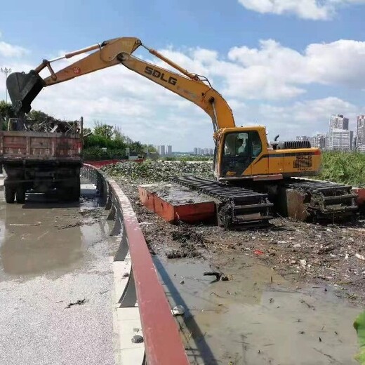 广州水陆挖机出租租赁费用多少
