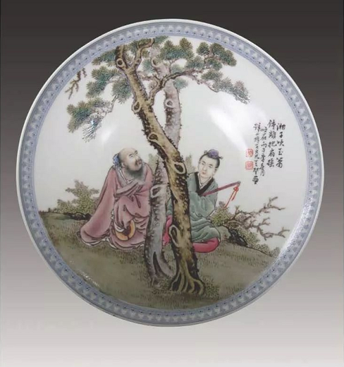 王琦瓷板画真品仿品大概值多少钱