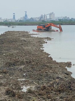 淮北水上浮船挖掘机出租附近