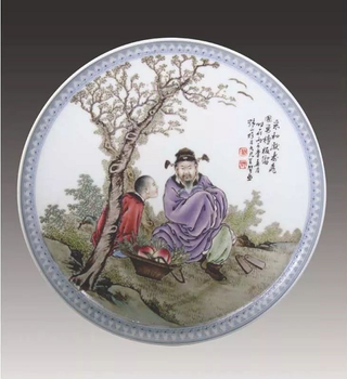金华珠山八友瓷器作品目前市场价格