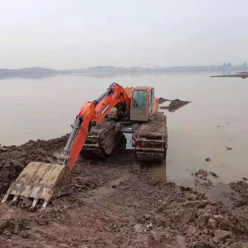 珠海水路两栖挖机厂家直租