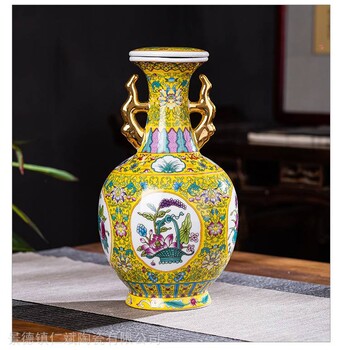 陶瓷藝術(shù)酒壇5斤裝散裝泡酒壇帶包裝春夏秋冬裝飾擺件