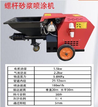 哪有砂漿噴涂機價格
