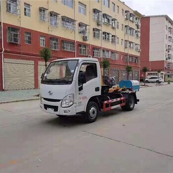 内蒙古小型勾臂车生产厂家车厢可卸式垃圾车