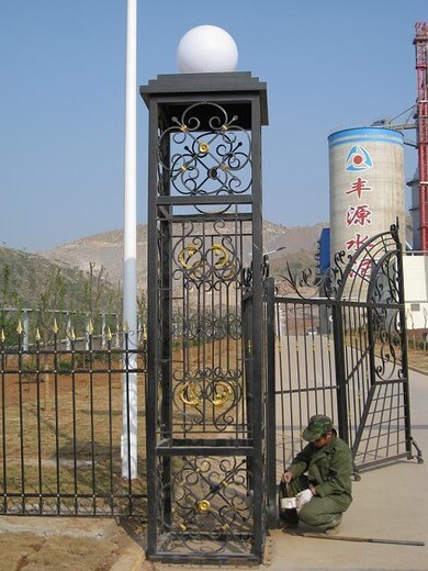天津保税区出售铁艺围墙围栏,小区铁艺围墙定制安装