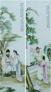 仙桃珠山八友瓷板画拍卖成交价格