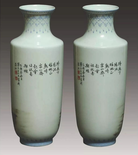 王大凡瓷板畫真品款識,一平尺多少錢
