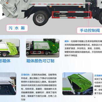 西藏壓縮式垃圾車報價