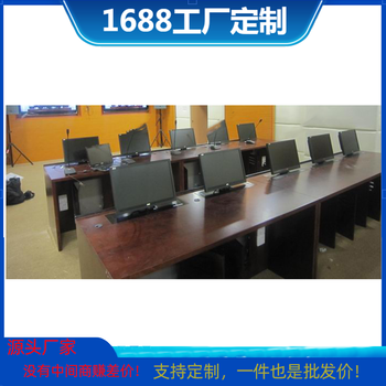 語(yǔ)音室一人位板式升降電腦桌廠家電話