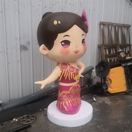 卡通少數(shù)民族雕塑現(xiàn)貨,民族人物雕塑
